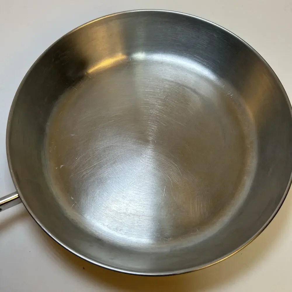 Revere Ware 1801 9” Skillet Stainless Steel Tri-Ply Disk Bottom Clinton,ILUSA96C